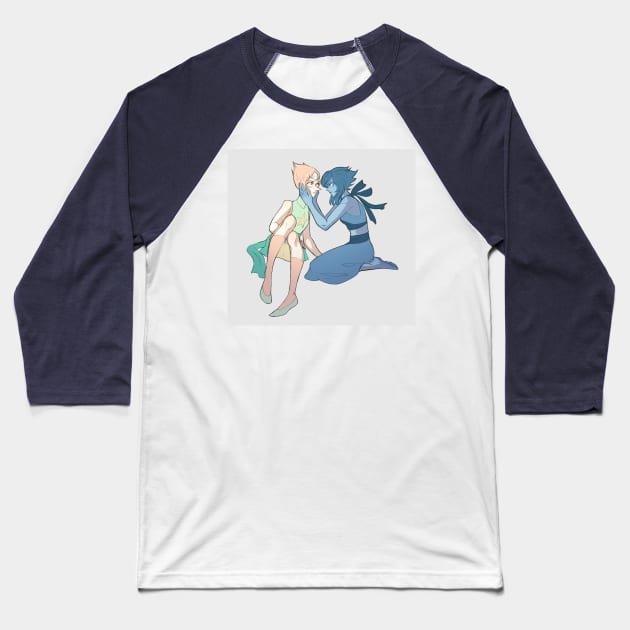 Pearl & Lapis Baseball T-Shirt by limesicle